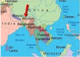where-is-Bhutan-in-Asia